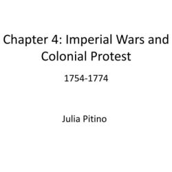 Chapter 4 imperial wars and colonial protest