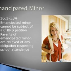 Emancipated minor in washington state