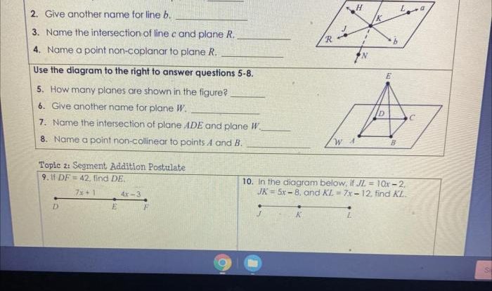 Chapter 5 geometry test answer key