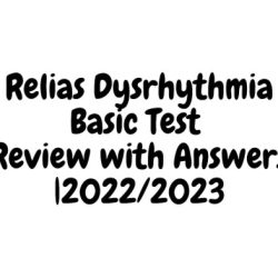 Relias dysrhythmia basic test answers