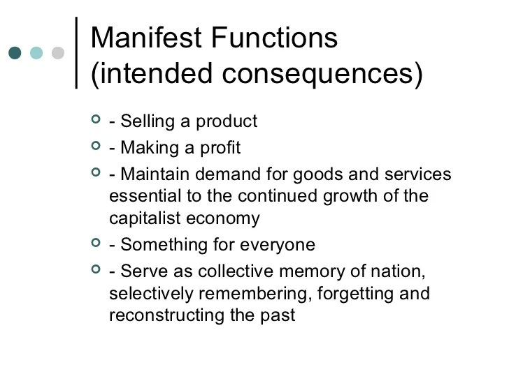 Manifest latent functions examples function sociology education definition difference between health dictionary defined